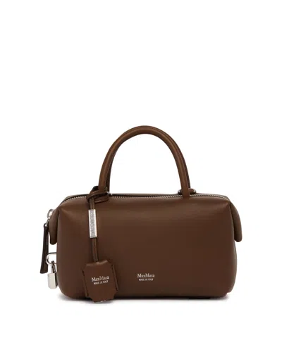 Max Mara Brown Holdhall Small Satchel
