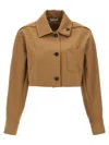 Max Mara Smalto Casual Jackets And Parka Brown
