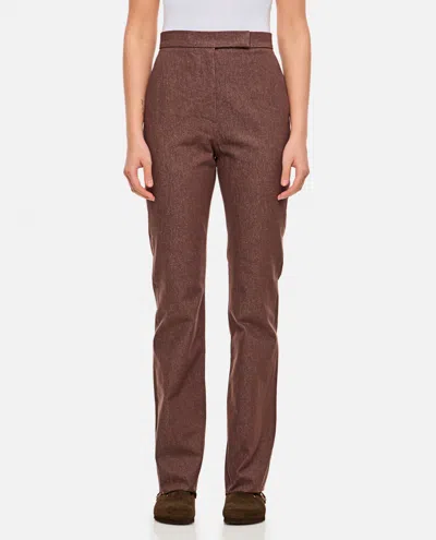Max Mara Brown Straight Pant