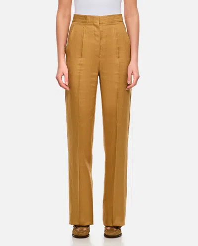 Max Mara Brown Straight Pants