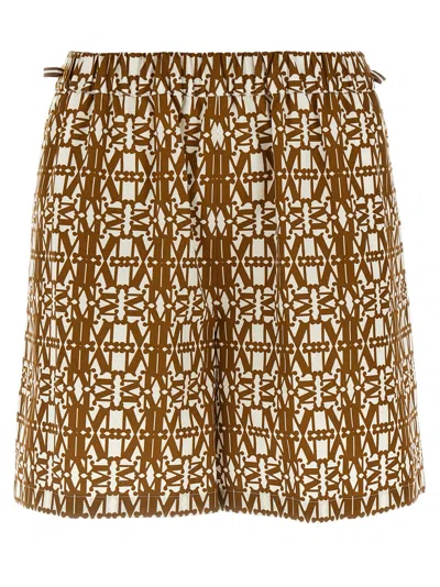 Max Mara Brown Taiga Shorts