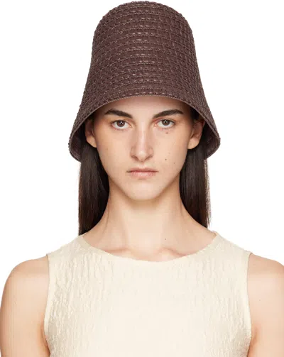 Max Mara Brown Wainer Beach Hat
