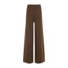 Max Mara Brown Wide Leg Trousers In Brown