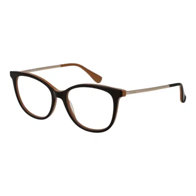 Max Mara Brown Women Optical Frames In Multi