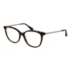 Max Mara Brown Women Optical Frames In Black