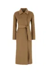 Max Mara Women Camel Cashmere Artur Coat In Brown