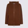 Max Mara Etuania Zip Up Sweatshirt Camello Women In Brown