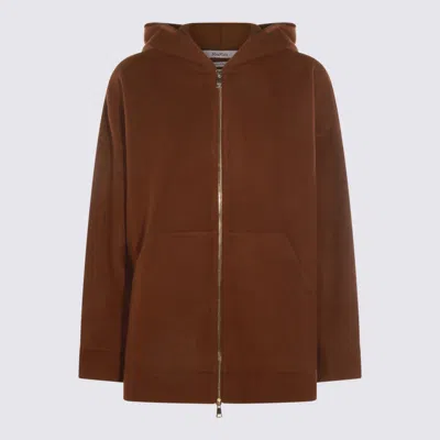 MAX MARA BROWN WOOL ETUANIA SWEATSHIRT