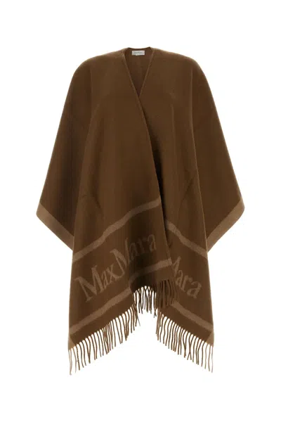 Max Mara Brown Wool Hilde Cape