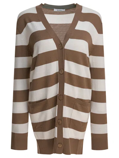 MAX MARA MAX MARA BROWN WOOL KNITWEAR