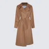 Max Mara Brown Wool Manuela Coat In Brown