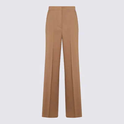 MAX MARA BROWN WOOL PANTS