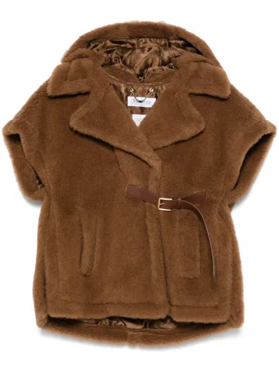Max Mara Brown Wool Short Coat