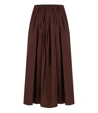 Max Mara Bruno1234 Brown Long Skirt