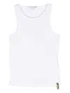 Max Mara Brusson Ribbed Top In White