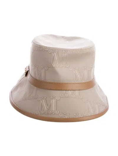 Pre-owned Max Mara Bucket Hat In Neutral