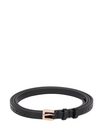 Max Mara Buckle Belt In Black