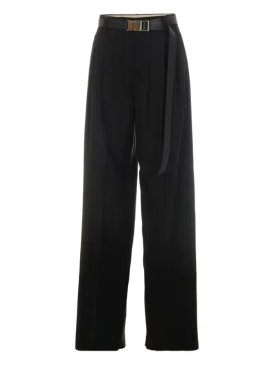 MAX MARA BUCKLE-FASTENING PLEATED TROUSERS