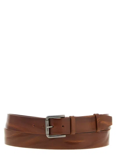 Max Mara Buckle40xlong Belt In Brown