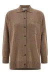 Max Mara Cashmere Cardigan Long Sleeves In Brown