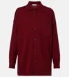 Max Mara Bull Oversized Cashmere Cardigan In Red