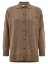 Max Mara Cashmere Cardigan Long Sleeves In Brown