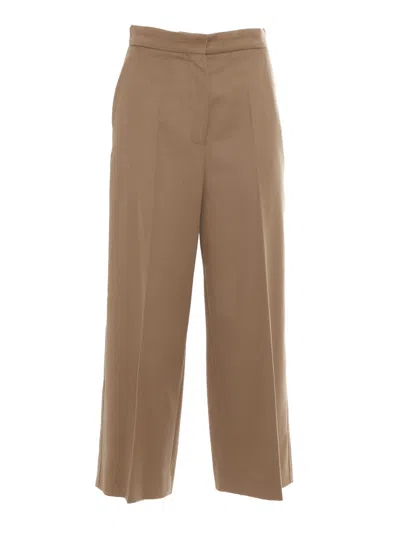 MAX MARA BURANO CAMEL LONG TROUSERS