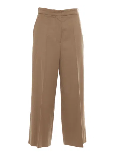 MAX MARA BURANO CAMEL LONG TROUSERS