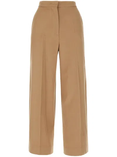 Max Mara Burano Trousers In Brown