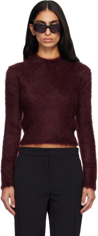 Max Mara Burgundy Adatti Sweater