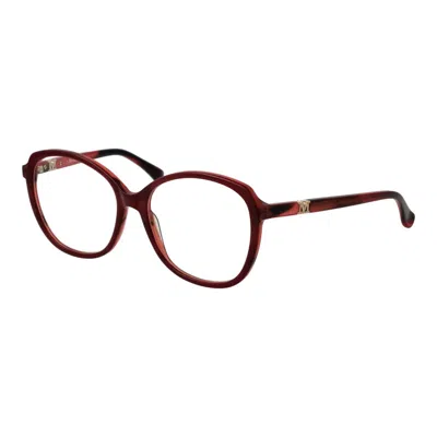 Max Mara Burgundy Women Optical Frames In Brown