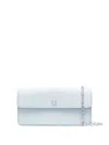 Max Mara Busta Clutch Bag In Blue