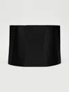 Max Mara Bustier Belt In Black