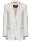 MAX MARA BUTTER-COLORED HEAVY CADY SUIT