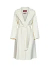 Max Mara Butter Mstcles Long Wrap Coat In Multi