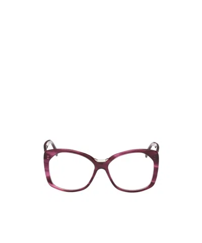 Max Mara Butterfly Frame Glasses In Red