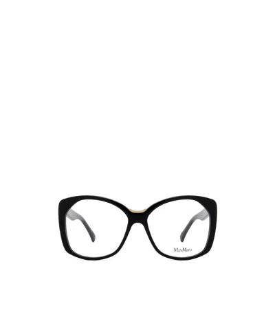 Max Mara Butterfly Frame Glasses In Black