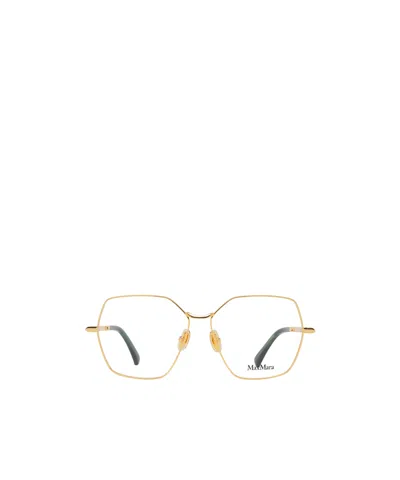 Max Mara Butterfly Frame Glasses In Gold