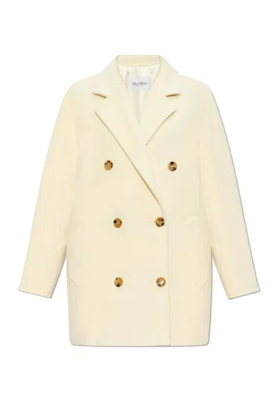 Max Mara Button In Beige