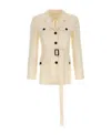 Max Mara Button Casual Jacket In White