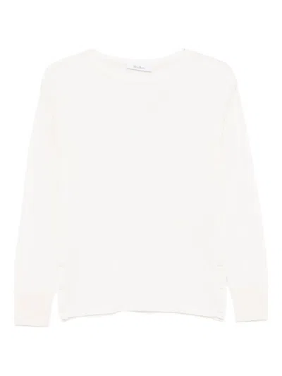 Max Mara Button-detail Sweater In Black