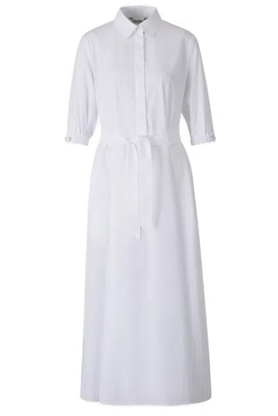Max Mara Hoyo Midi Shirt Dress In White