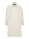 Max Mara Button Detailed Long-sleeved Coat In Beige