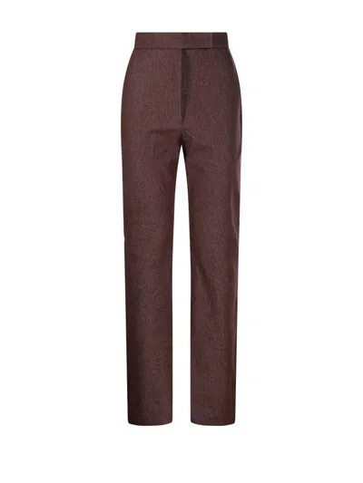 MAX MARA BUTTON DETAILED STRAIGHT-LEG TROUSERS