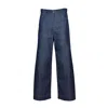 Max Mara Floral Denim Jeans In Denim
