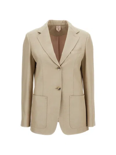 MAX MARA BUTTON-FASTENING BLAZER