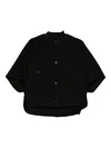 Max Mara Button-fastening Cape Jacket