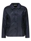 Max Mara Button-fastening Flap-pocket Jacket In Black