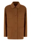 Max Mara Button-fastening Patch-pocket Jacket In Multi
