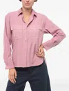 Max Mara Button-fastening Pocket Shirt In Pink